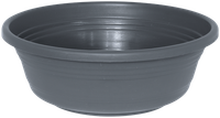 Geli Schale Jessica Ø 30 Cm Anthrazit Pflanzschale Blumentopf Rund 4,5L