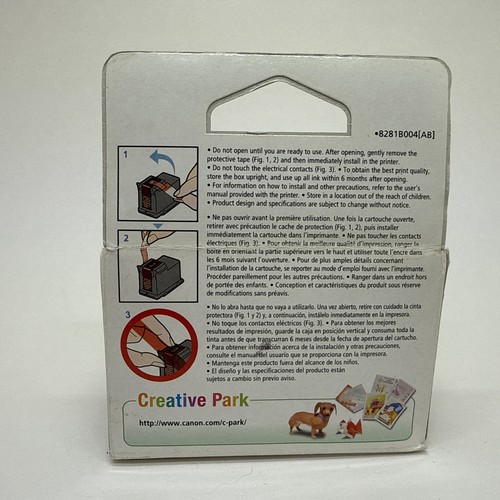 Brandneu Versiegelt Canon Original PIXMA 246 Farbe Tintenpatrone BESCHÄDIGTE BOX - Bild 3 von 5
