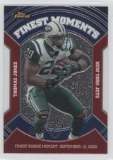 2007 Topps Finest Veteran Finest Moments Thomas Jones #VFM-TJ 0a1