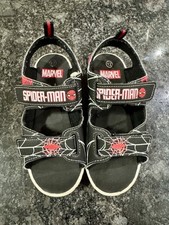 Marvel Kids US 12 Strappy Multicolor Spiderman Print Sandal