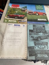 90's Vintage Rimmer Bros Car Parts Catalogues Triumph Spitfire TR6