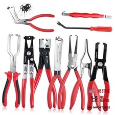10pcs Fuel Line Disconnect Tool Set Fuel Rail Disconnect Ac Line Red