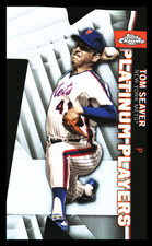 2021 Topps Chrome Update Tom Seaver #CPDC-41 Mets Platinum Player Die Cut