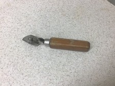 Vintage Edlund Co Combo Can Bottle Opener Squared Wood Handle Burlington VT USA