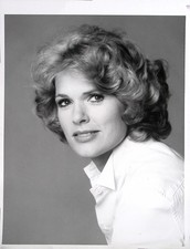 Vintage Black And White TV Publicity Headshot Actress Studio Portrait Photo