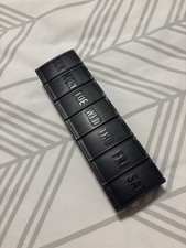 Black Sunday-Saturday Pill Box