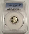 1992-S 10c SILVER PCGS PR70DCAM ROOSEVELT DIME PROOF DEEP CAMEO PR 70 DC
