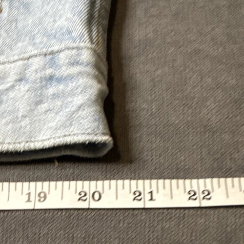 Vintage 90s Stefano Man Basic Original Design Denim Jacket Medium Light Wash Tru image 8