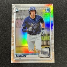 2020 Bowman Chrome Prospects Ruben Cardenas Refractor /499 1st #BCP-23 Rays