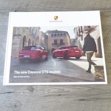 Porsche Cars Cayenne GTS Models Hardcover Brochure for USA Markets, 2020