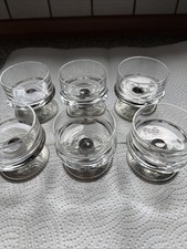 6 Likörschalen mit Fuß aus Rein Zinn