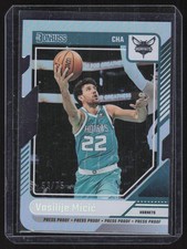 2024-25 SILVER DIE CUT VASILIJE MICIC 53/75 CHARLOTTE HORNETS #162 NUMBERED