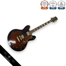 Epiphone Sheraton II SemiHollow Electric Guitar 1988 Black or Sunburst
