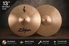 Zildjian I Series 13  Hi Hat Cymbals Pair ILH13HP B8 Bronze Set