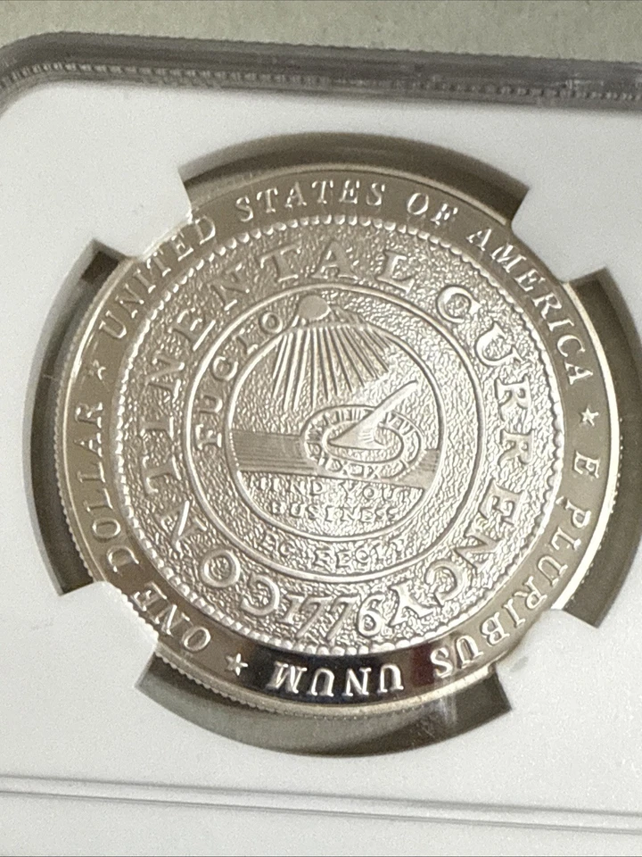 2006-P BEN FRANKLIN $1 FOUNDING FATHER Hand Signed Mike Castle NGC PF70UCAMEO - Image 3 of 3