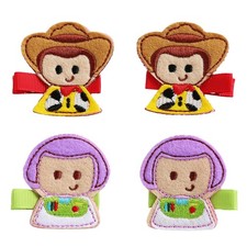 2 Pairs Cute Toy Hair Clips for Girls Women 2 Inch Cartoon Hair Accessories B...