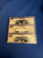 3 Atlas N Scale Gallon Tank Cars Vintage GATX LSIX GATX 