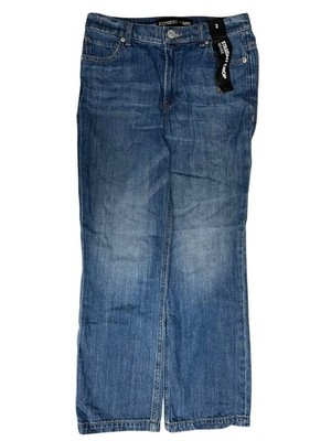 Express Jeans Womens Size 2 Straight Crop High Rise Inseam 25.5 NWT C35