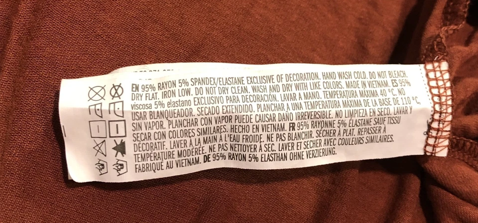 Vestido envolvente Forever 21 para mujer pequeño boho campesino hippie femenino indie marrón Foto 3 de 4