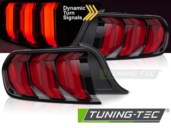 Paar RüCkleuchten Ford Mustang Ab 2014 Bis 2022 Full LED Rot + Dynamic-41244-image