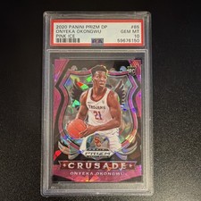 PSA 10 2020-21 Panini Prizm Draft Picks Pink Ice Prizm #85 Onyeka Okongwu USC