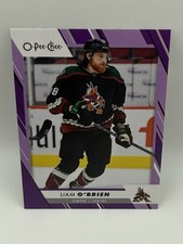 Liam O'Brien 2023-24 O-Pee-Chee Purple 24/49 #322 Arizona Coyotes