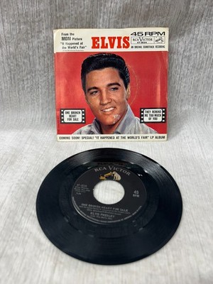 Elvis One Broken Heart For Sale/They Remind Me Too Much 45 RPM 47-8134 1963