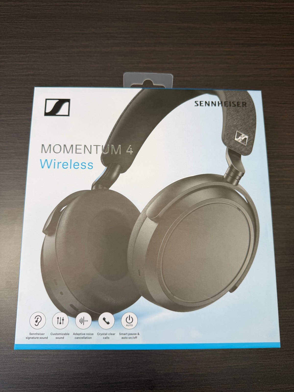 US Sennheiser Momentum 4 Over The Ear Wireless Headphones Black
