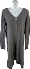 Michael Kors Women’s Gray Long Sleeve Sweater Dress - M