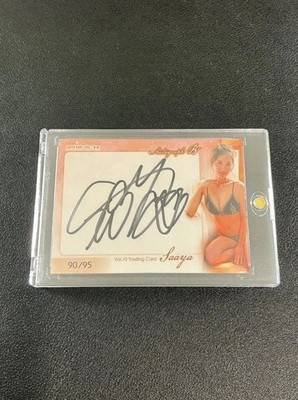 90/95 Hit's Saaya Vol. 10 Autograph B Japanese Gravure Trading Card