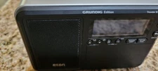 Eton Grundig Traveler III Edition Black Radio/AM/FM/LW/SW Alarm Tested Works