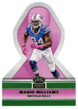 2015 Panini Crown Royale - Pink Ribbons Die-Cuts Mario Williams #PR17 Green