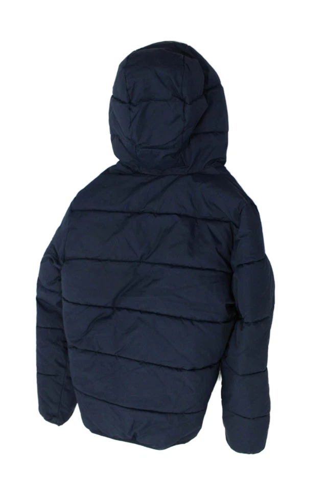 Crewcuts Boys Long Sleeve Button Zip Puffer Jacket Navy Size 14 - Image 2 of 4