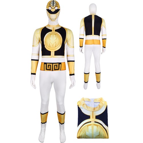 Costume Power Ranger Adulti Tute Cosplay Festa Halloween Regalo Compleanno Bambini - Foto 11 di 20