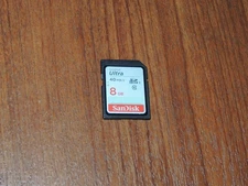 OEM Genuine SanDisk 8GB Ultra SDHC I Memory Card - Class 10 - 40 MB/s