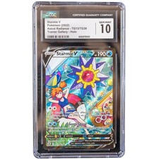 Starmie V TG13/TG30 Astral Radiance Holo CGC 10 Pokemon Card *AE