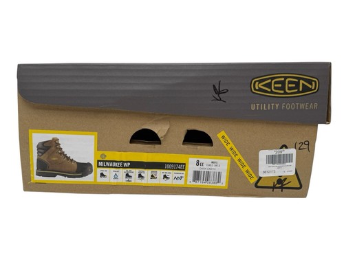 Stivali uomo KEEN Milwaukee WP punta acciaio impermeabili 8EE 1009174D nuovi con scatola - Foto 17 di 19