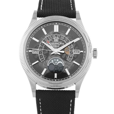 Patek Philippe Retrograde Perpetual Calendar White Gold Watch 6159G-001