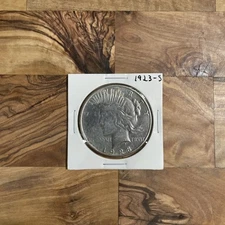 1923-S Silver Peace Dollar -  Good Condition $1 Dollar 90% Silver 