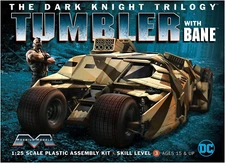 Moebius 967 the Dark Knight Trilogy Armored Tumbler with Bane 1:25 Scale Plastic