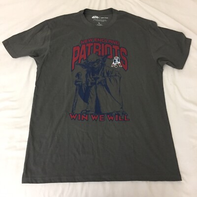 New England Patriots Star Wars Yoda Junk Food T Shirt Men's Size