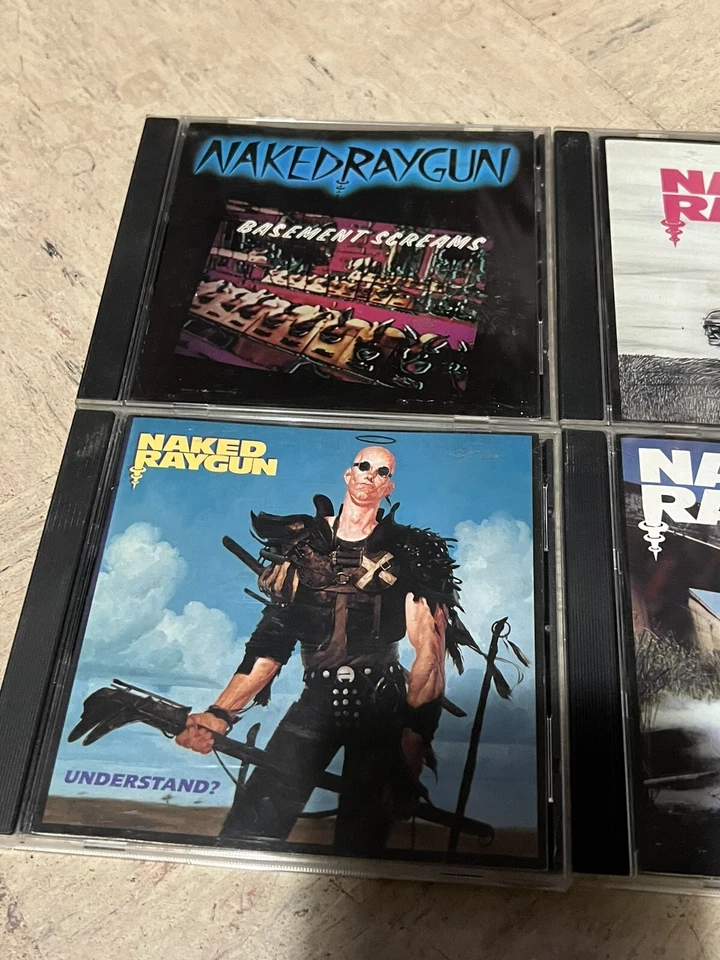 Naked Ray Gun Cd Lot Bundle 4 Albums Punk Rock Jettison Understand  80s Foto 2 de 4
