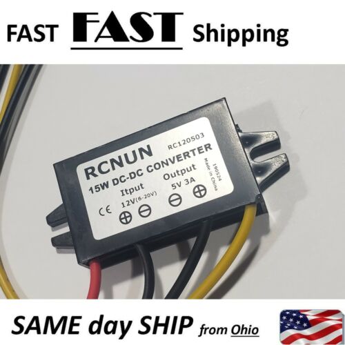 Step Down Transformer / Buck Convertor / Voltage Regulator 12VDC to 5VDC 15W max - Picture 2 of 3