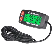 Digital Tachometer Tach/Hour Mete,Max RPM Alert,Maintenance Reminder Backlight