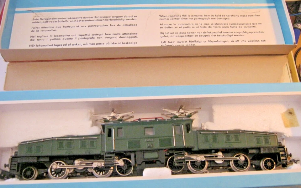 Märklin H0 3015 E-Lok Ce 6/8 Krokodil der SBB Analog geprüft in OVP aus 6/68