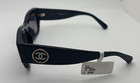 (Gold/white Logo) New- No Case Chanel ch5507A 622/S8 Sunglasses Black Polarized
