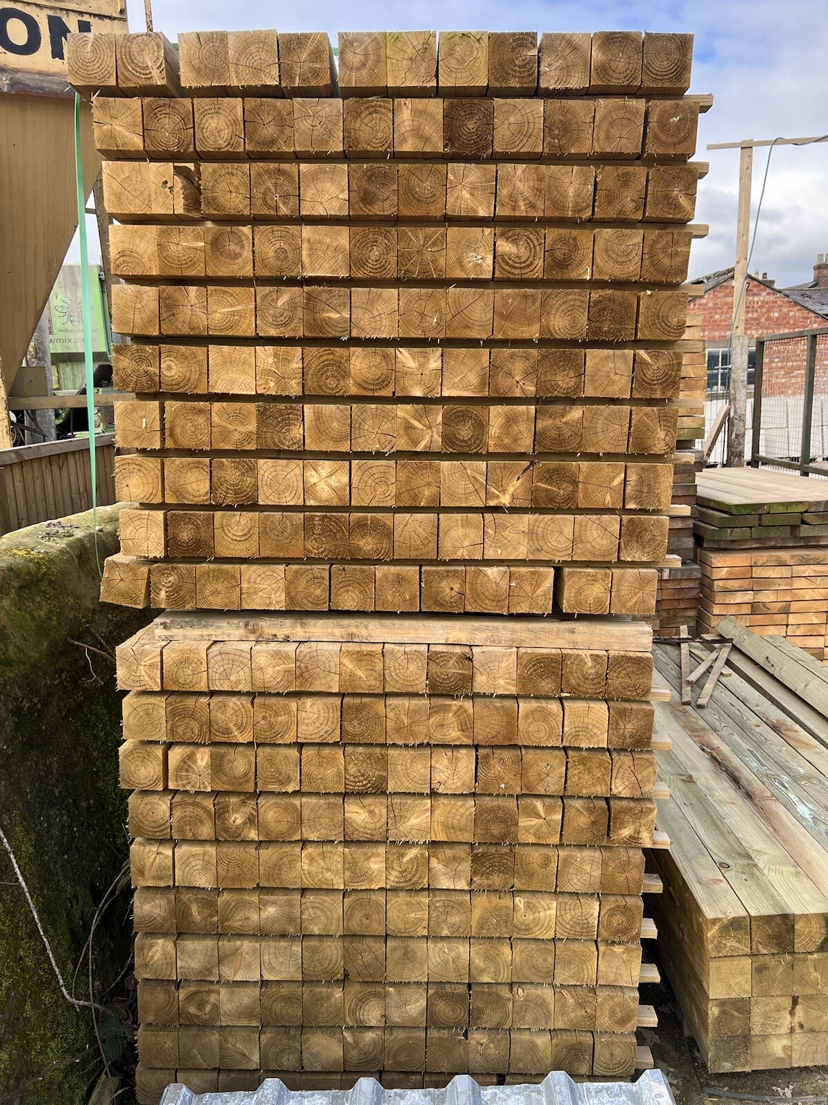 New Pressure Treated Timber Fencing Posts 100x100x2.4m eBay