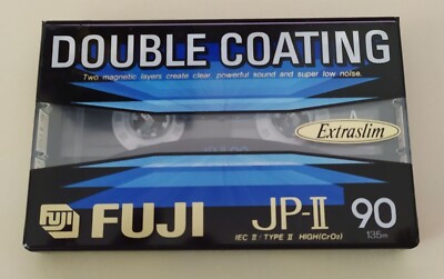 FUJI JP-II 90 Double Coating Leerkassette Tape Kassette - Neu & Verschweißt OVP