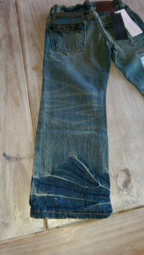 New French Connection FC designer vintage dirty wash boys denim jeans 4-5yrsBNWT - Picture 7 of 9