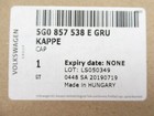 Genuine OEM Volkswagen 5G0-857-538-E-GRU Passenger Side Mirror Cover